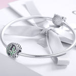 Ciondolo in argento sterling S925 Vigor Cactus Perline Bracciale fai da te Accessori per collane