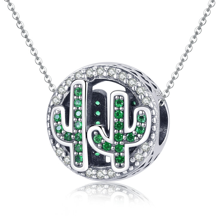 Ciondolo in argento sterling S925 Vigor Cactus Perline Bracciale fai da te Accessori per collane