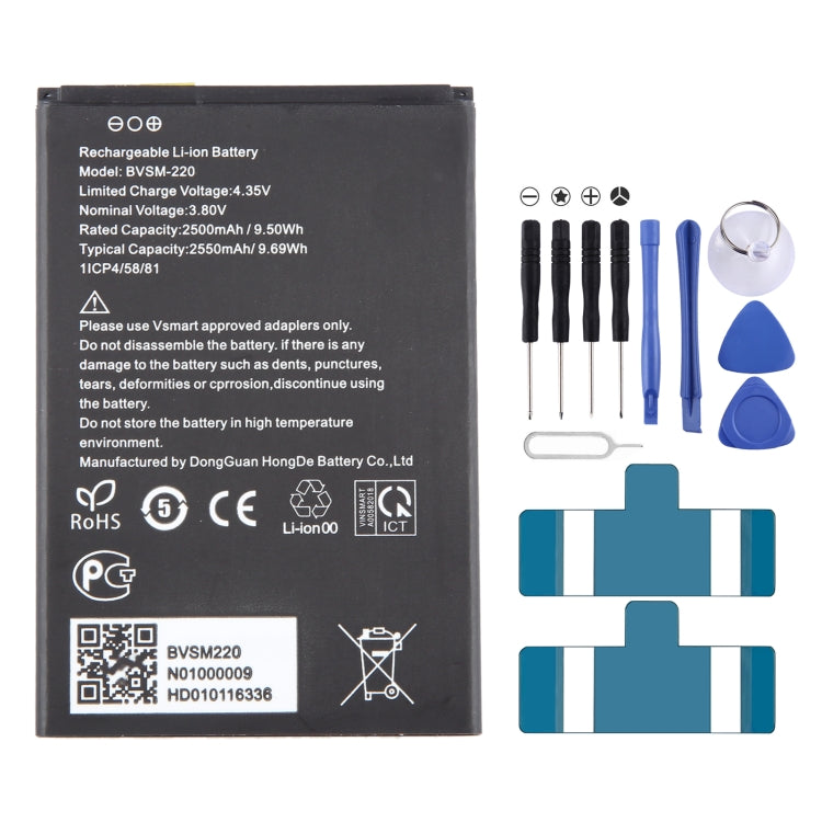 Battery Replacement, For VSMART BVSM-420 4450mAh, For VSMART BVSM-330 3520mAh, For VSMART BVSM-620 4000mAh, For VSMART BVSM-340 3500mAh, For Vsmart joy 3 plus BVSM-430 5000mAh, For VSMART BVSM-220 2550mAh, For VSMART BVSM-230 BVSM230 3000mAh