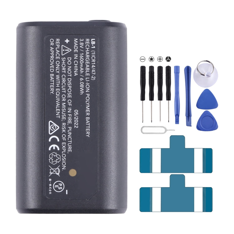 Sostituzione della batteria, For RODE LB-1 1600mAh