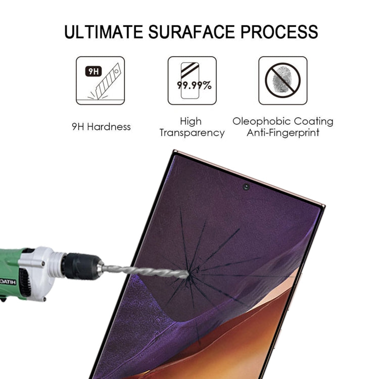 Pellicola in vetro temperato con bordo curvo 3D Full Glue 9H HD, For Samsung Galaxy Note20 Ultra, For Samsung Galaxy S20 Ultra, For Samsung Galaxy S20, For Samsung Galaxy S20+