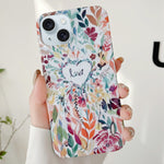 Custodia per telefono PC con verniciatura Water Stick, For iPhone 15 Plus, For iPhone 15