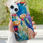 Custodia per telefono PC con verniciatura Water Stick, For iPhone 15 Plus, For iPhone 15