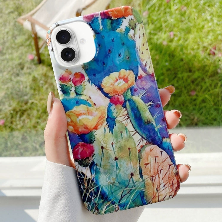 Custodia PC trasparente per iPhone 16