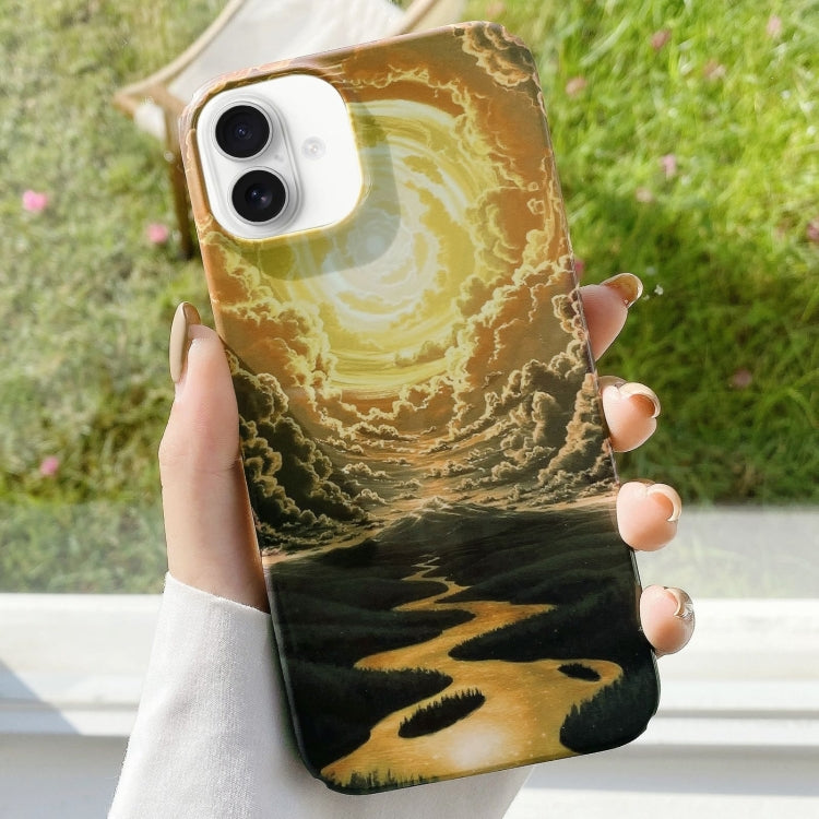 Custodia PC trasparente per iPhone 16