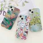 Custodia per telefono PC con verniciatura Water Stick, For iPhone 15 Plus, For iPhone 15