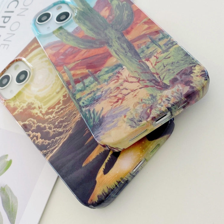 Custodia per telefono PC con verniciatura Water Stick, For iPhone 15 Plus, For iPhone 15