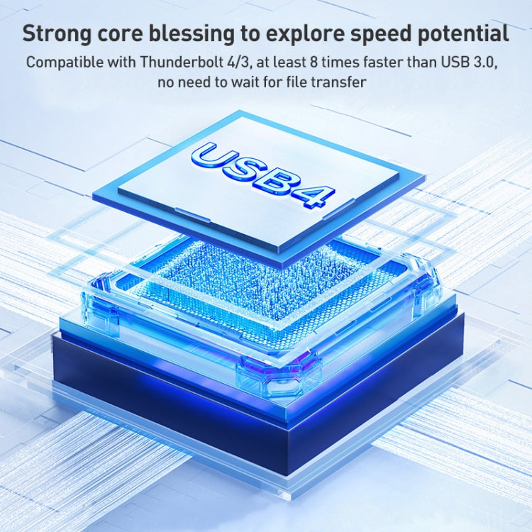 Custodia SSD ORICO ACOM2-U4 da 40 Gbps M.2 NVMe, ACOM2-U4