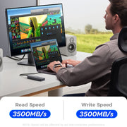 Custodia SSD ORICO CNM2-U4 USB4 M.2 NVMe da 40 Gbps, CNM2-U4