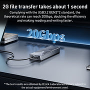 Custodia SSD ORICO CNM2-G20 da 20 Gbps M.2 NVMe, CNM2-G20