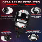 T01 1 paio di fari con lente LED bifocale per auto da 3 pollici, T01