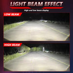 T01 1 paio di fari con lente LED bifocale per auto da 3 pollici, T01