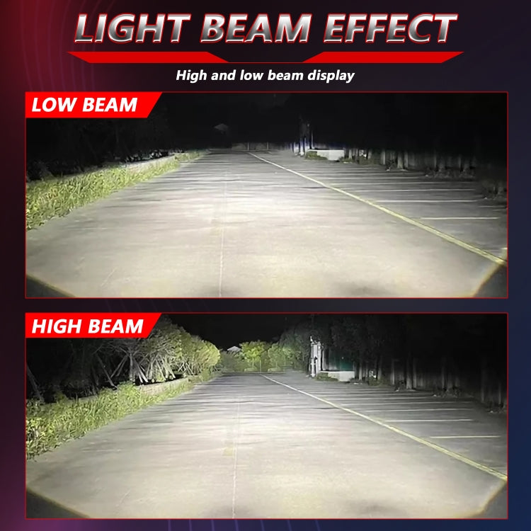 T01 1 paio di fari con lente LED bifocale per auto da 3 pollici, T01