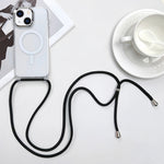 Custodia magnetica MagSafe per PC + telefono in TPU con cordino, For iPhone 14, For iPhone 14 Pro