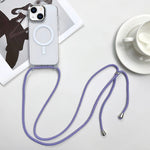 Custodia magnetica MagSafe per PC + telefono in TPU con cordino, For iPhone 14, For iPhone 14 Pro