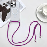 Custodia magnetica MagSafe per PC + telefono in TPU con cordino, For iPhone 14, For iPhone 14 Pro