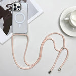 Custodia magnetica MagSafe per PC + telefono in TPU con cordino, For iPhone 13 Pro, For iPhone 13