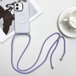 Custodia magnetica MagSafe per PC + telefono in TPU con cordino, For iPhone 12 Pro, For iPhone 11 Pro Max, For iPhone 11