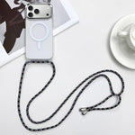 Custodia magnetica MagSafe per PC + telefono in TPU con cordino, For iPhone 17 Pro, For iPhone 17