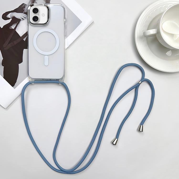 Custodia magnetica MagSafe per PC + telefono in TPU con cordino, For iPhone 17 Pro, For iPhone 17