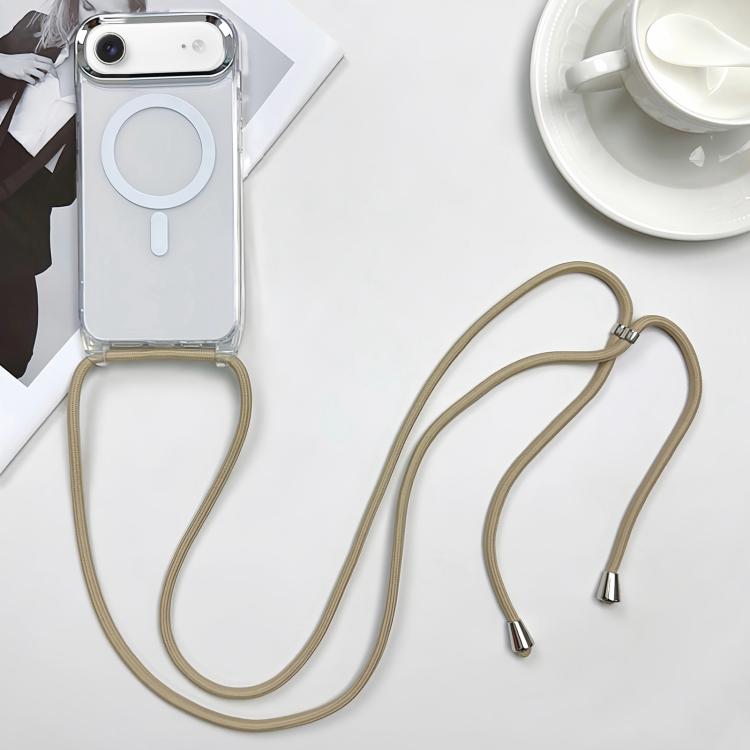 Custodia magnetica MagSafe per PC + telefono in TPU con cordino, For iPhone Air, For iPhone 16 Pro Max