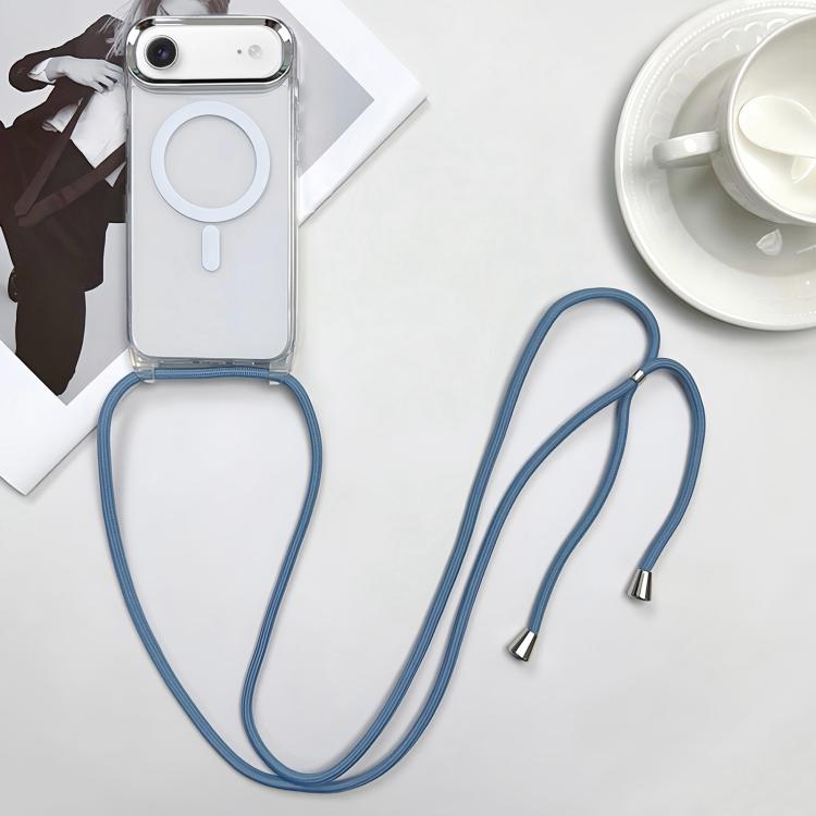Custodia magnetica MagSafe per PC + telefono in TPU con cordino, For iPhone Air, For iPhone 16 Pro Max