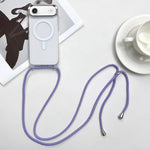 Custodia magnetica MagSafe per PC + telefono in TPU con cordino, For iPhone Air, For iPhone 16 Pro Max