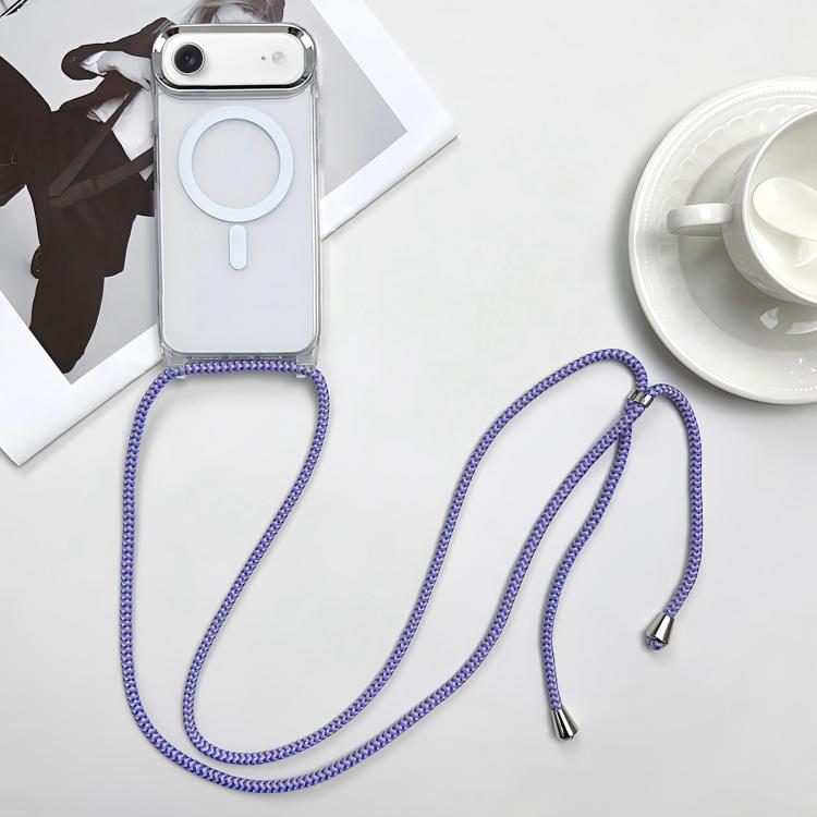 Custodia magnetica MagSafe per PC + telefono in TPU con cordino, For iPhone Air, For iPhone 16 Pro Max