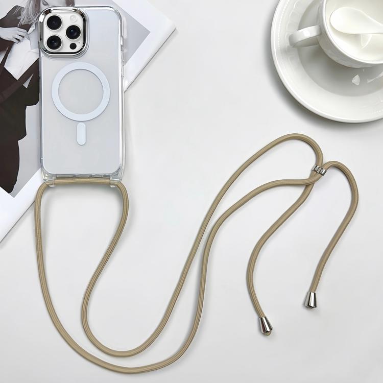 Custodia magnetica MagSafe per PC + telefono in TPU con cordino, For iPhone Air, For iPhone 16 Pro Max