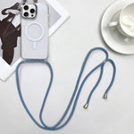 Custodia magnetica MagSafe per PC + telefono in TPU con cordino, For iPhone Air, For iPhone 16 Pro Max