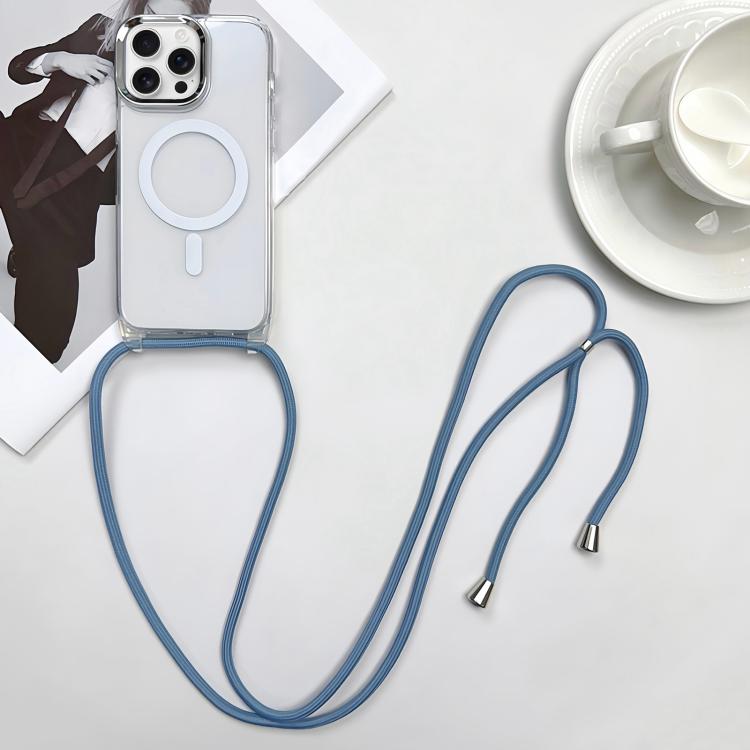Custodia magnetica MagSafe per PC + telefono in TPU con cordino, For iPhone Air, For iPhone 16 Pro Max