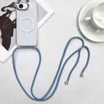Custodia magnetica MagSafe per PC + telefono in TPU con cordino, For iPhone 17e / 16e, For iPhone 17 Pro Max