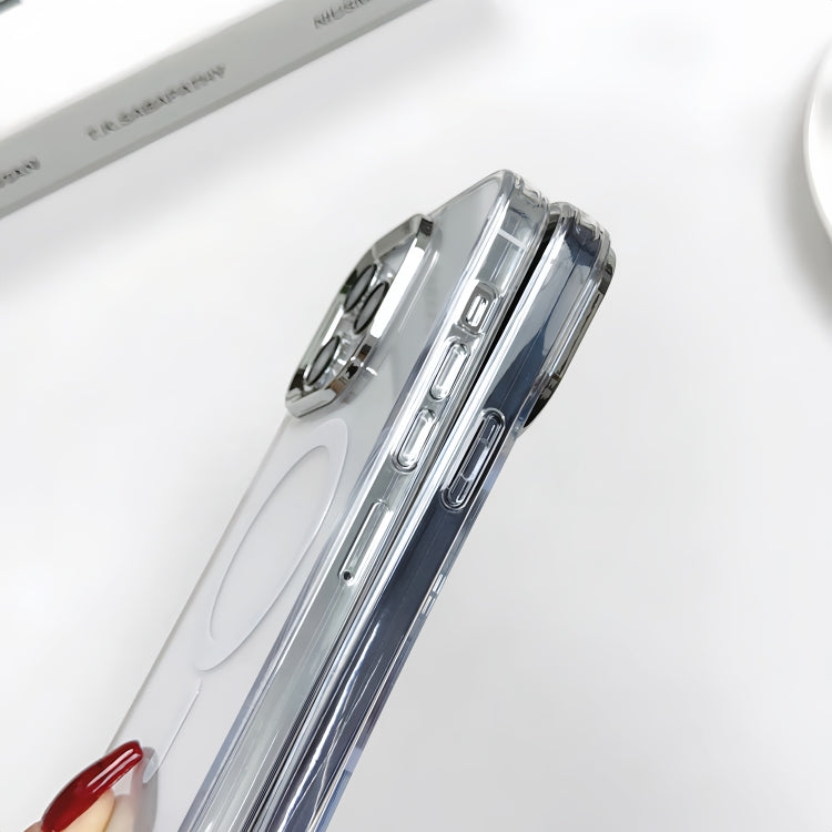 Custodia magnetica MagSafe per PC + telefono in TPU con cordino, For iPhone 16 Pro, For iPhone 16 Plus