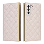 Custodia per telefono in pelle con ventosa rombica a tracolla, For Samsung Galaxy S21+ 5G, For Samsung Galaxy S21 Ultra 5G, For Samsung Galaxy S20 Ultra, For Samsung Galaxy S20