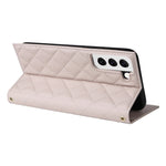 Custodia per telefono in pelle con ventosa rombica a tracolla, For Samsung Galaxy S21+ 5G, For Samsung Galaxy S21 Ultra 5G, For Samsung Galaxy S20 Ultra, For Samsung Galaxy S20
