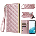 Custodia per telefono in pelle con ventosa rombica a tracolla, For Samsung Galaxy S21+ 5G, For Samsung Galaxy S21 Ultra 5G, For Samsung Galaxy S20 Ultra, For Samsung Galaxy S20