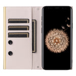 Custodia per telefono in pelle con ventosa rombica a tracolla, For Samsung Galaxy S9+, For Samsung Galaxy S9