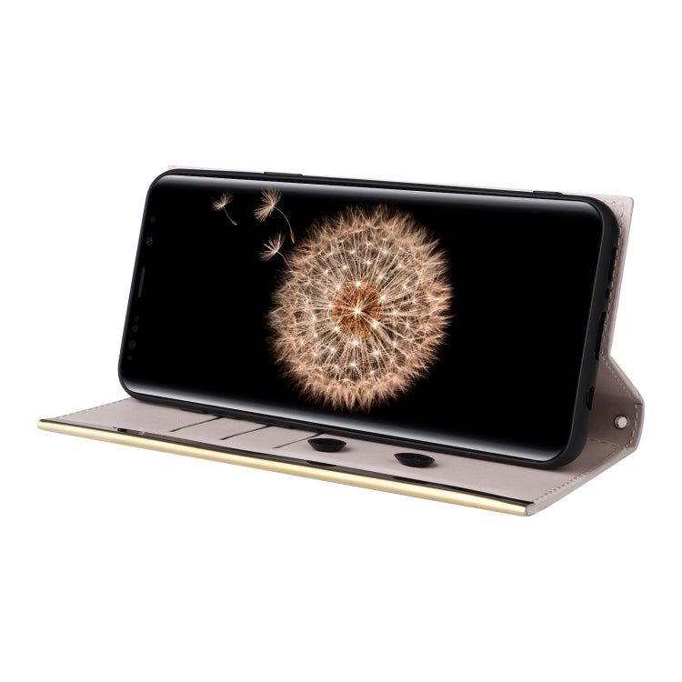 Custodia per telefono in pelle con ventosa rombica a tracolla, For Samsung Galaxy S9+, For Samsung Galaxy S9
