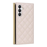 Custodia per telefono in pelle con ventosa rombica a tracolla, For Samsung Galaxy S26+ 5G, For Samsung Galaxy S26 Ultra 5G, For Samsung Galaxy S26 5G, For Samsung Galaxy S25 FE 5G