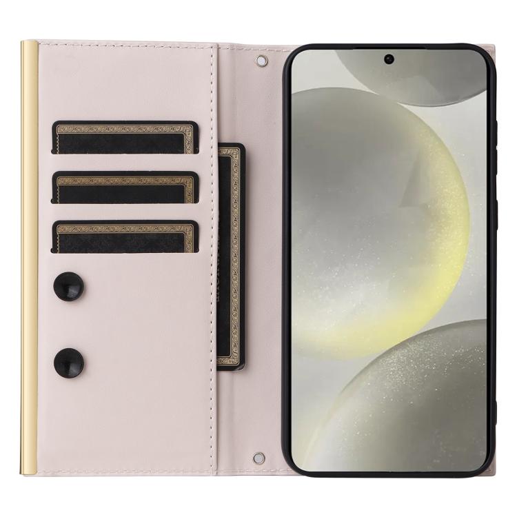 Custodia per telefono in pelle con ventosa rombica a tracolla, For Samsung Galaxy S26+ 5G, For Samsung Galaxy S26 Ultra 5G, For Samsung Galaxy S26 5G, For Samsung Galaxy S25 FE 5G