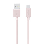 USAMS US-SJ698 Cavo dati a ricarica rapida a strisce da USB a USB-C / Type-C 3A, 1m, 2m, 3m