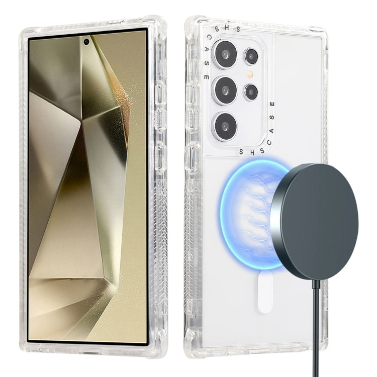 Custodia per telefono Dreamland MagSafe magnetica 3 in 1 TPU + PC, For Samsung Galaxy S24 Ultra