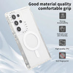 Custodia per telefono Dreamland MagSafe magnetica 3 in 1 TPU + PC, For Samsung Galaxy S24 Ultra