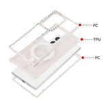 Custodia per telefono Dreamland MagSafe magnetica 3 in 1 TPU + PC, For Samsung Galaxy S24 Ultra