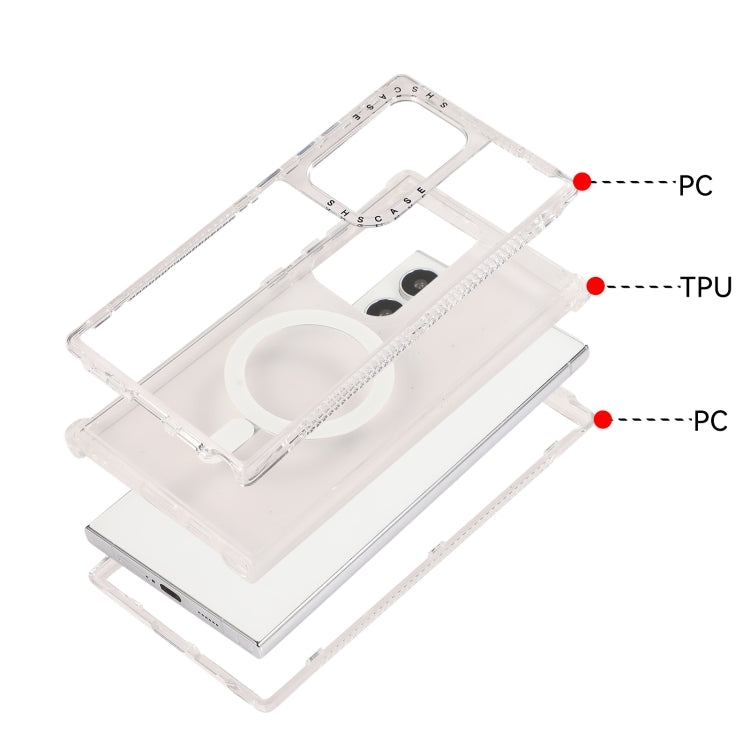 Custodia per telefono Dreamland MagSafe magnetica 3 in 1 TPU + PC, For Samsung Galaxy S24 Ultra