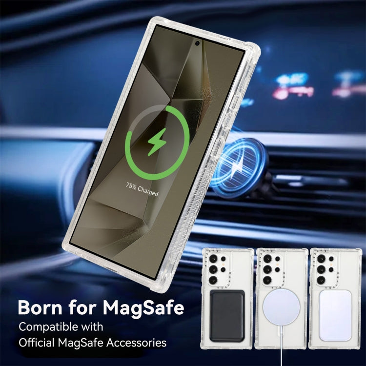 Custodia per telefono Dreamland MagSafe magnetica 3 in 1 TPU + PC, For Samsung Galaxy S24 Ultra