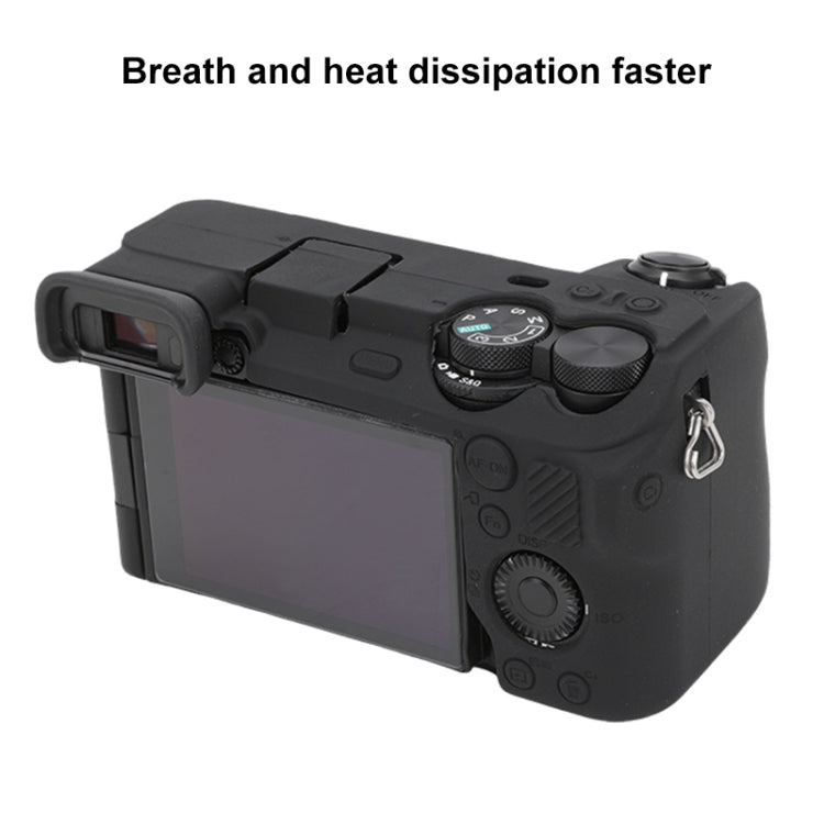 Custodia protettiva in silicone morbido lucido, For Sony ILCE-6700 / A6700, For Sony ILCE-7CM2 / A7C II / A7CR