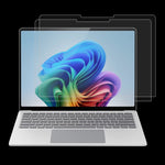 Pellicola in vetro temperato antideflagrante da 2 pezzi 9H 0,3 mm, For Microsoft Surface Laptop 7 13.8, For Microsoft Surface Laptop 7 15 inch, For Microsoft Surface Laptop 6 15, For Microsoft Surface Laptop 6 13.5