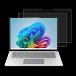 Pellicola in vetro temperato antideflagrante da 2 pezzi 9H 0,3 mm, For Microsoft Surface Laptop 7 13.8, For Microsoft Surface Laptop 7 15 inch, For Microsoft Surface Laptop 6 15, For Microsoft Surface Laptop 6 13.5
