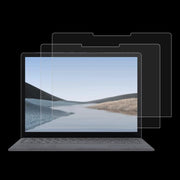 Pellicola in vetro temperato antideflagrante da 2 pezzi 9H 0,3 mm, For Microsoft Surface Laptop 7 13.8, For Microsoft Surface Laptop 7 15 inch, For Microsoft Surface Laptop 6 15, For Microsoft Surface Laptop 6 13.5